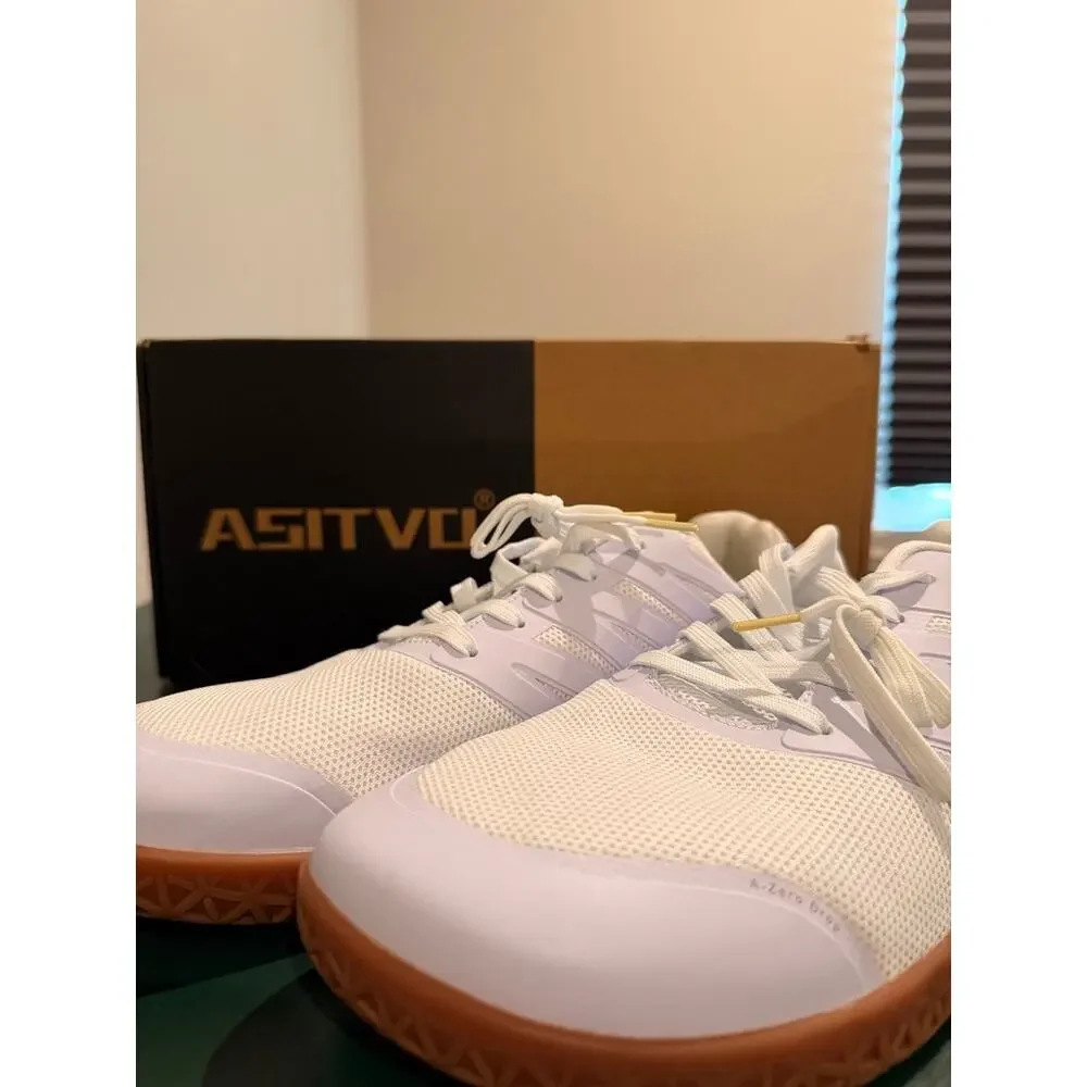 ASITVO Men's Barefoot Shoes White - Size 13 Wide (Worn Once)